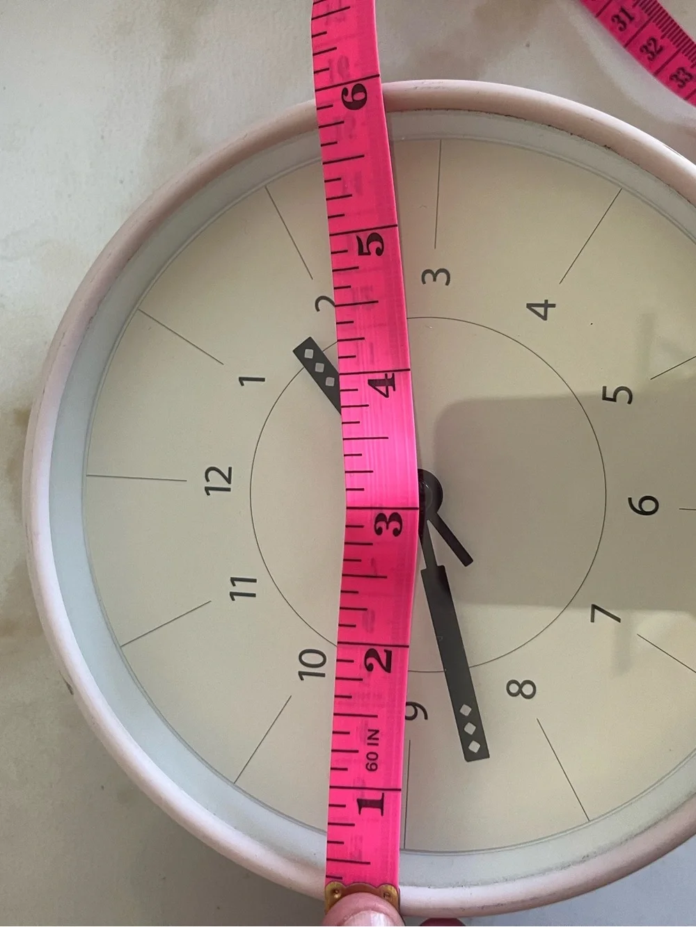 Lightweight Project 62 Blush Decorative Table Top Clock